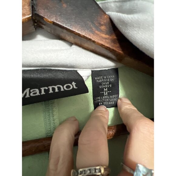 Marmot Womens Pastel Green Jacket Medium - Picture 3 of 8